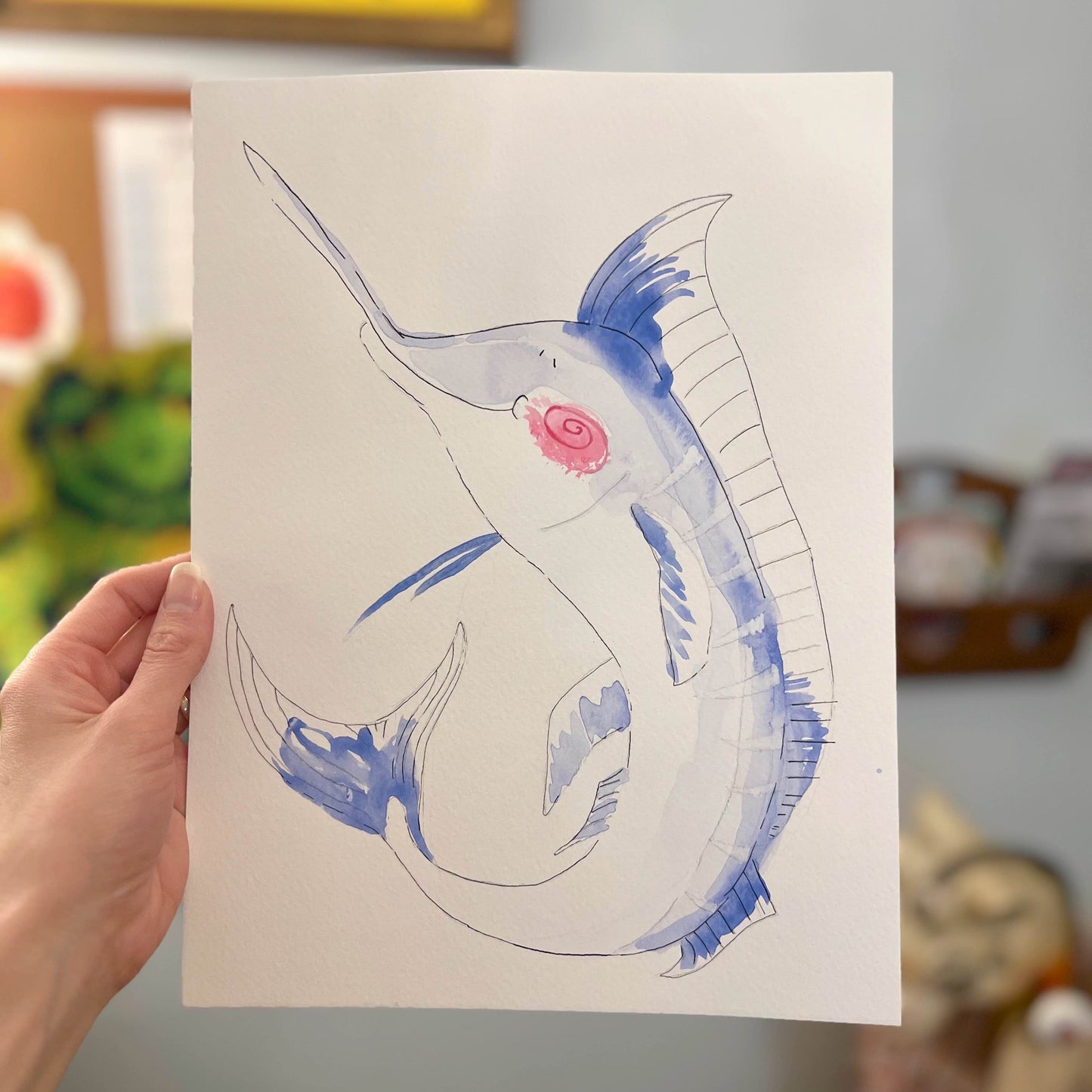 Billfish > Blue Marlin Original Painting