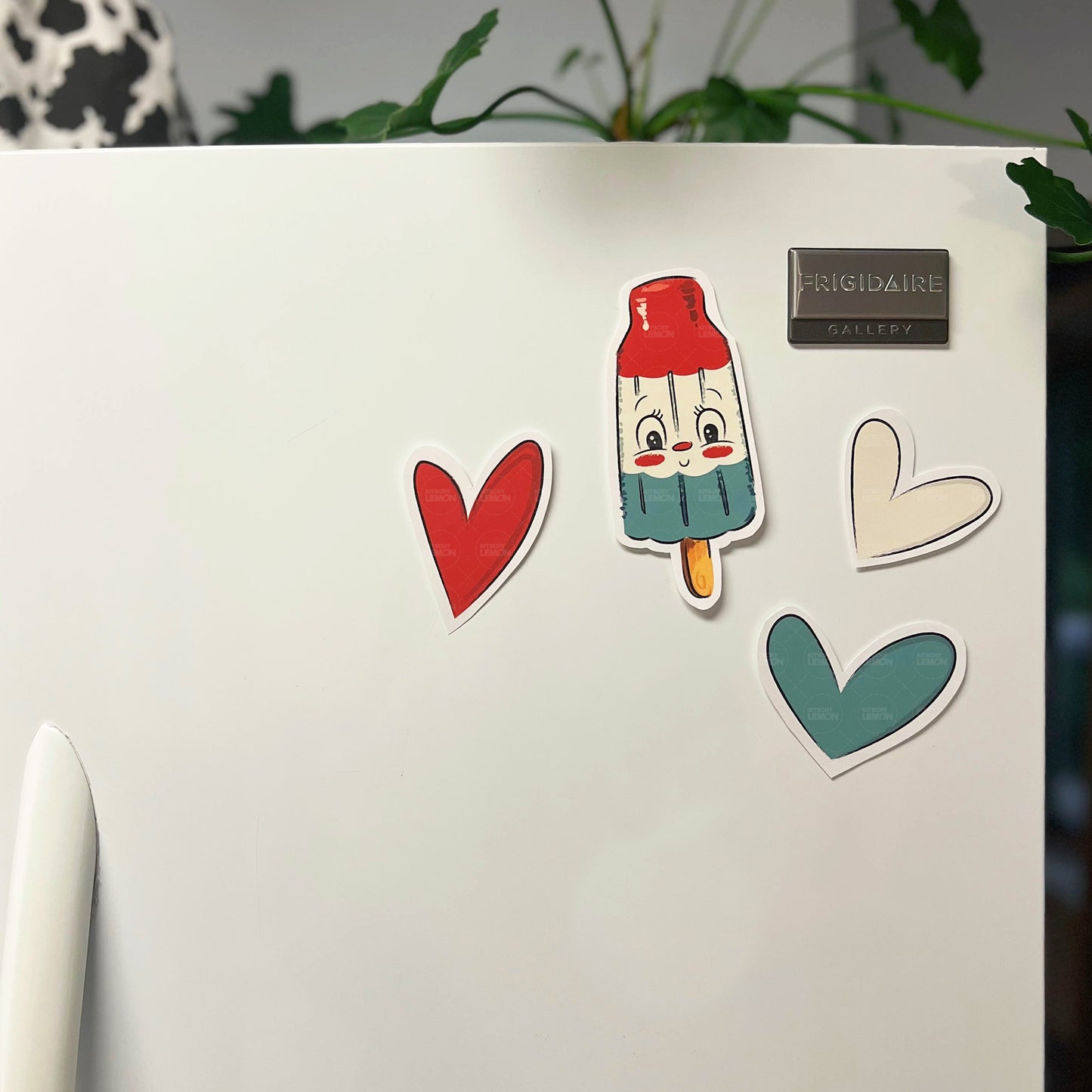 Bomb Pop & Hearts Paper Decorations (Printable PDF & PNG)