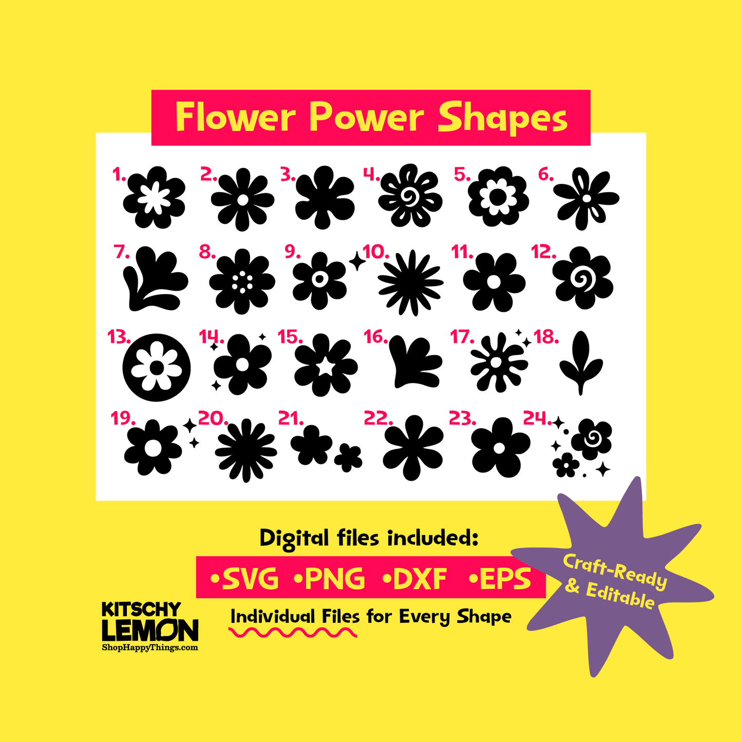 Flower Power Shape Bundle