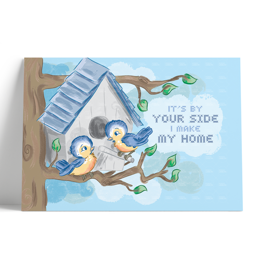It's By Your Side I Make My Home 24x18 Art Print