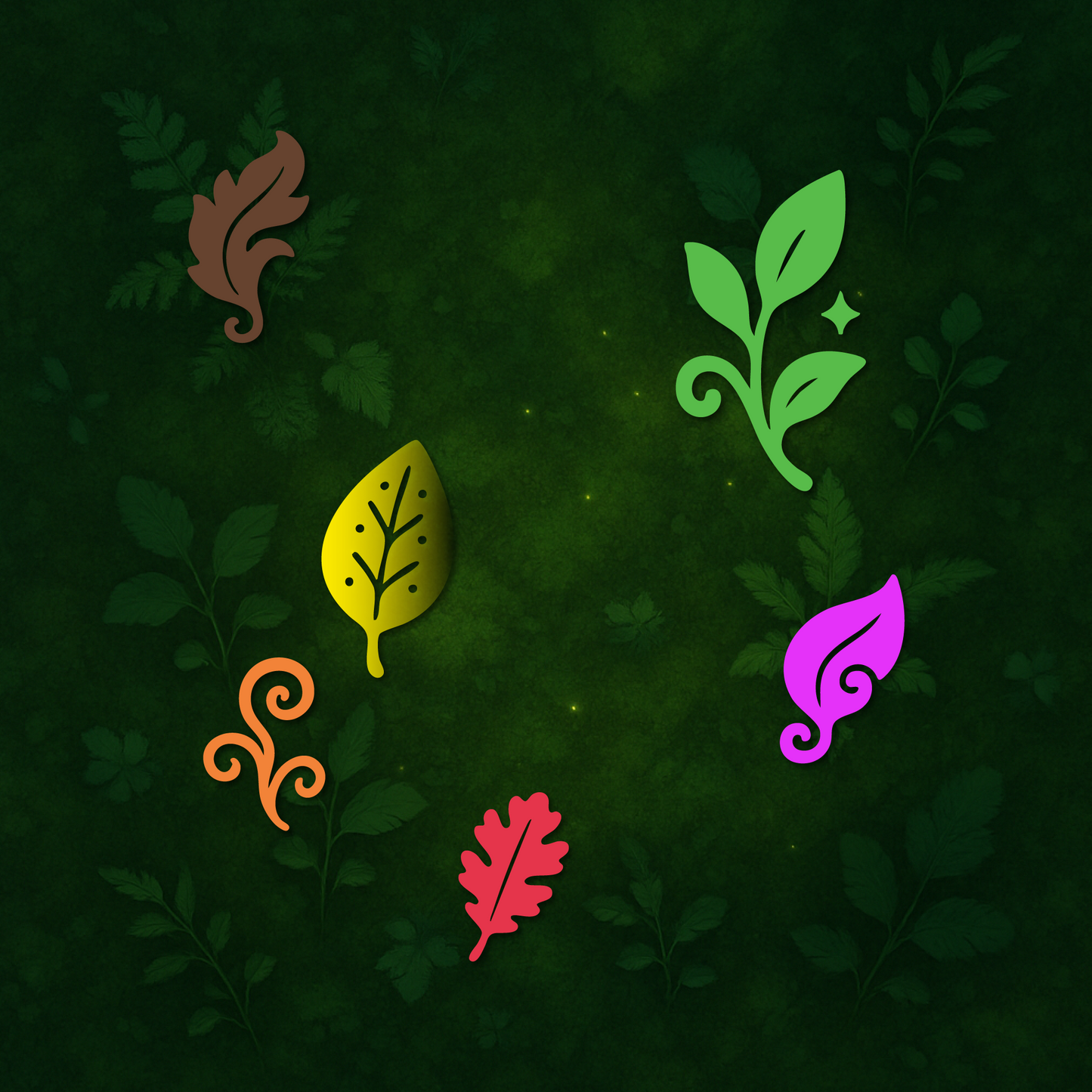 Botanical Leaf Shape Bundle
