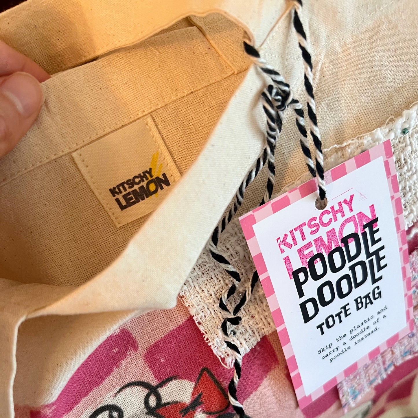Poodle Doodle Tote Bag