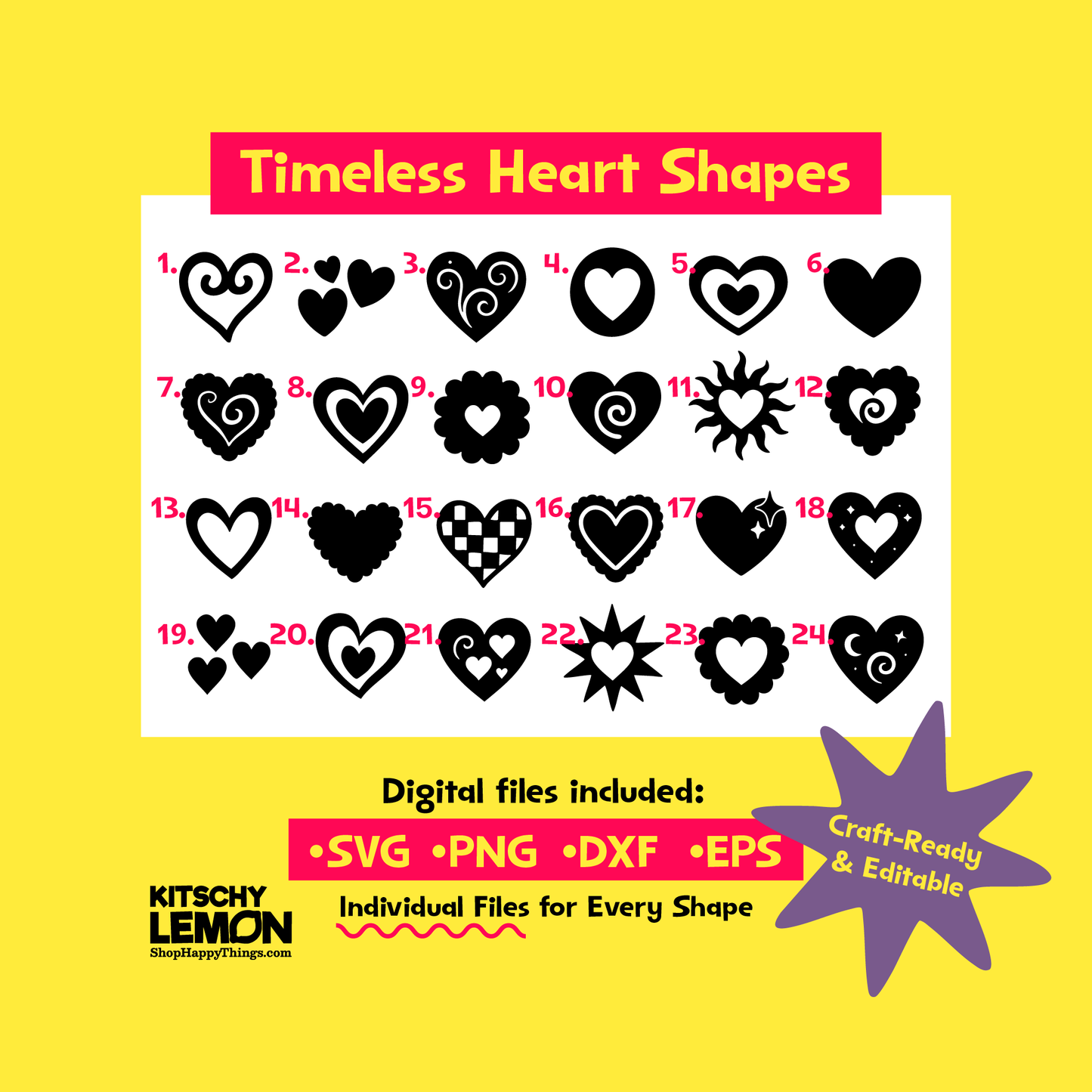 Timeless Heart Shape Bundle