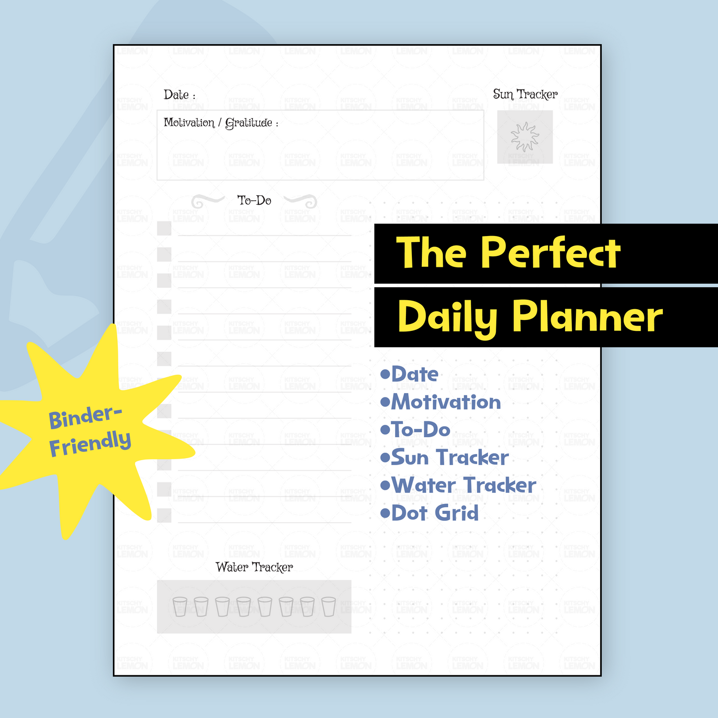 The Perfect Daily Planner