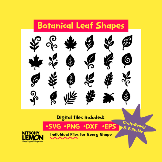Botanical Leaf Shape Bundle