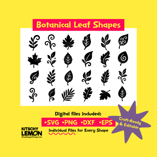 Botanical Leaf Shape Bundle