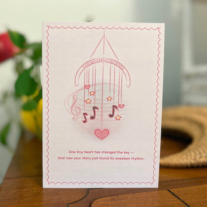 Sweetest Rhythm Baby Card | Expecting Parents Printable (PDF & PNG)