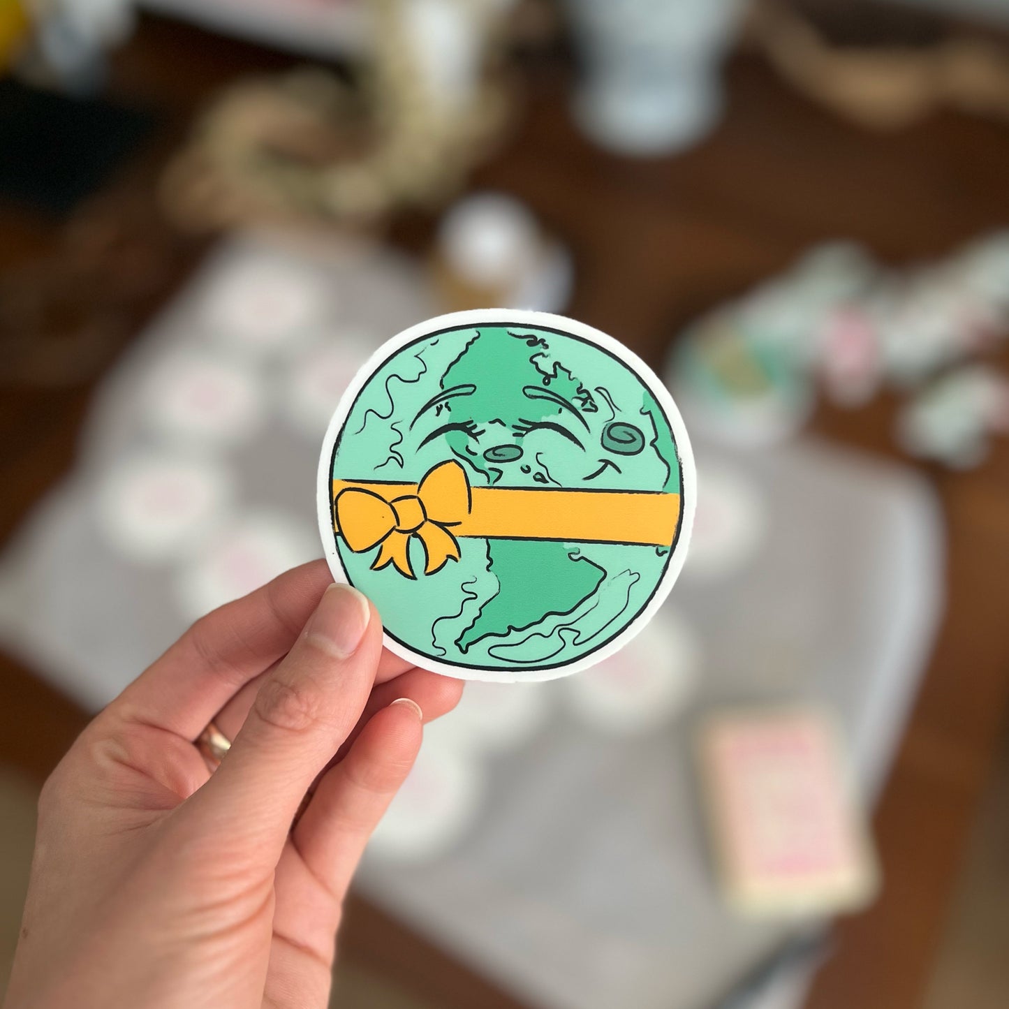 Peace On Earth Matte Sticker