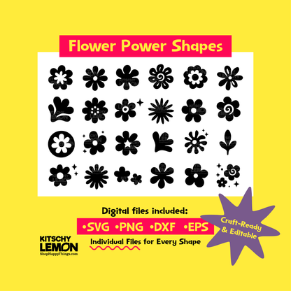 Flower Power Shape Bundle