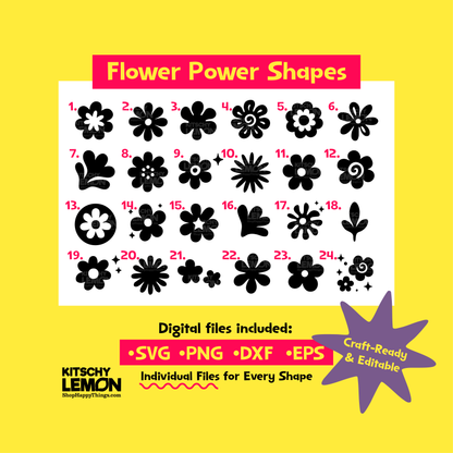 Flower Power Shape Bundle