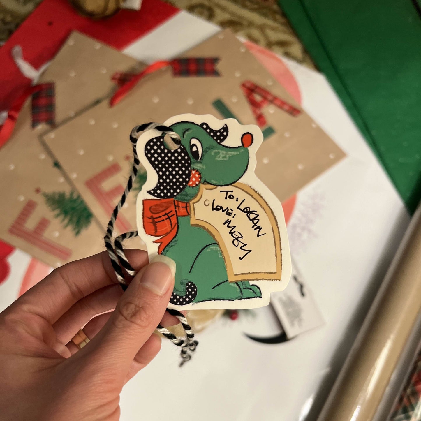 Printable Holiday Dog Gift Tags (PDF & PNG)