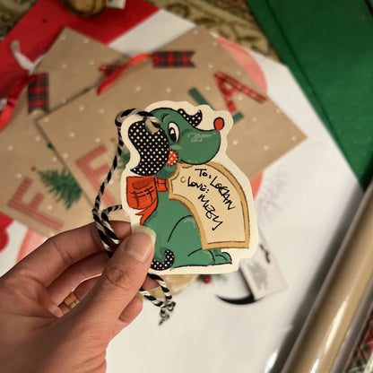 Printable Holiday Dog Gift Tags (PDF & PNG)