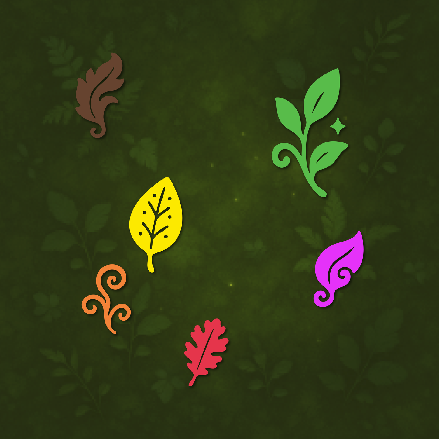 Botanical Leaf Shape Bundle (SVG, PNG, DXF, & EPS)