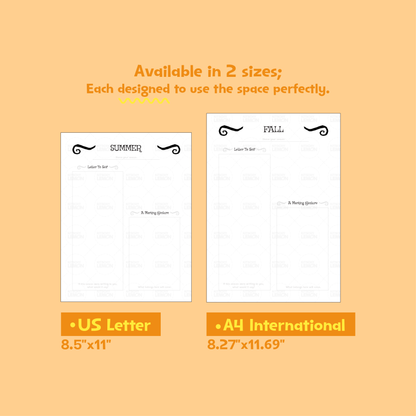 Seasonal Companion Pages