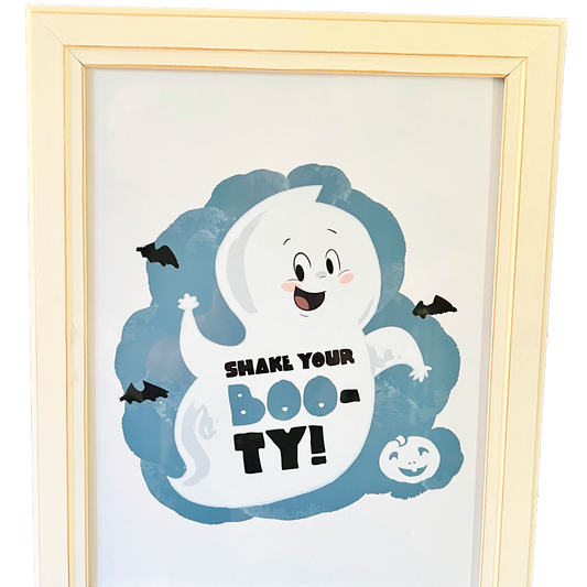 Shake Your Boo-ty! Ghost Art Print (8x10)