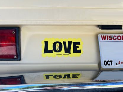 Spread Love Bumper Sticker