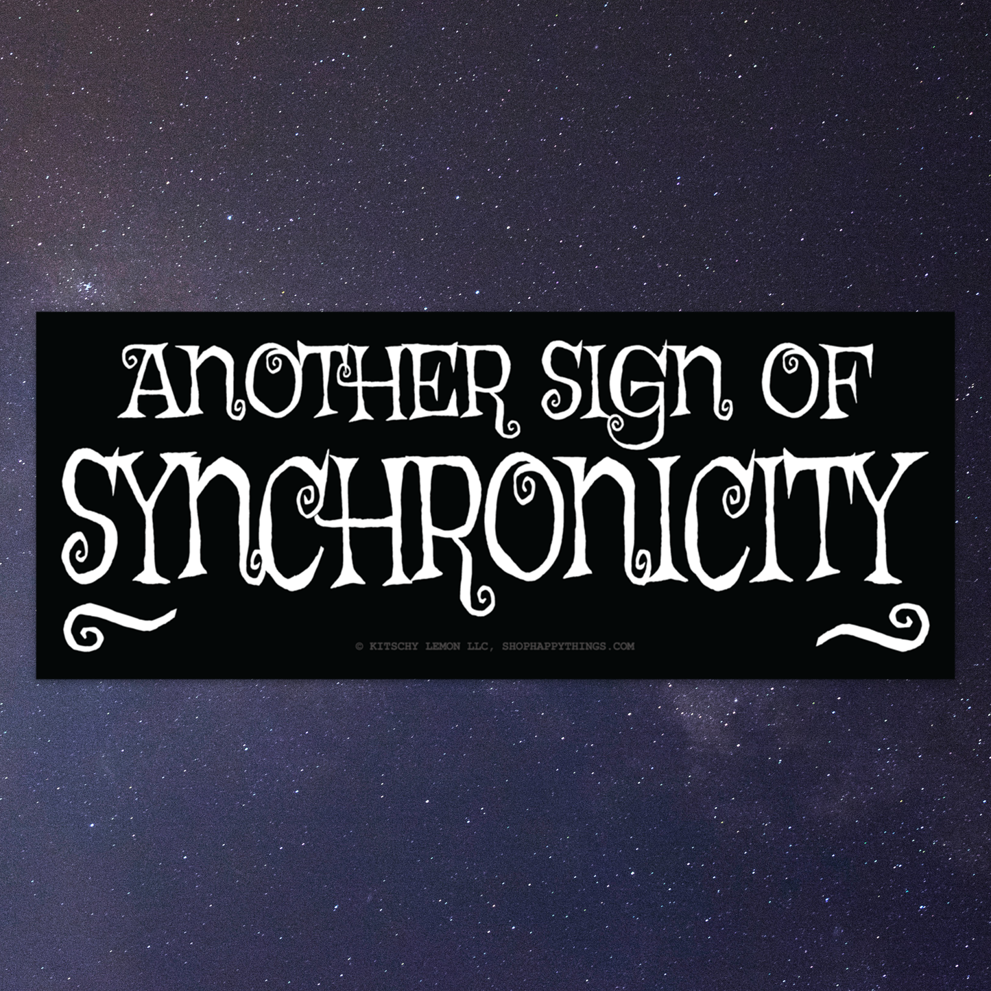 Another Sign of Synchronicity Bumper Sticker