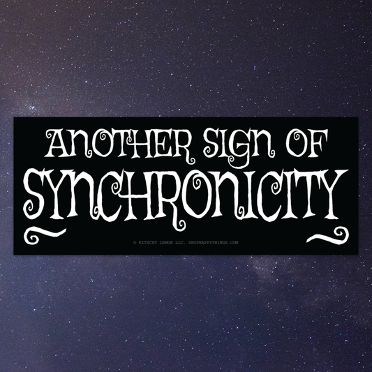 Another Sign of Synchronicity Bumper Sticker