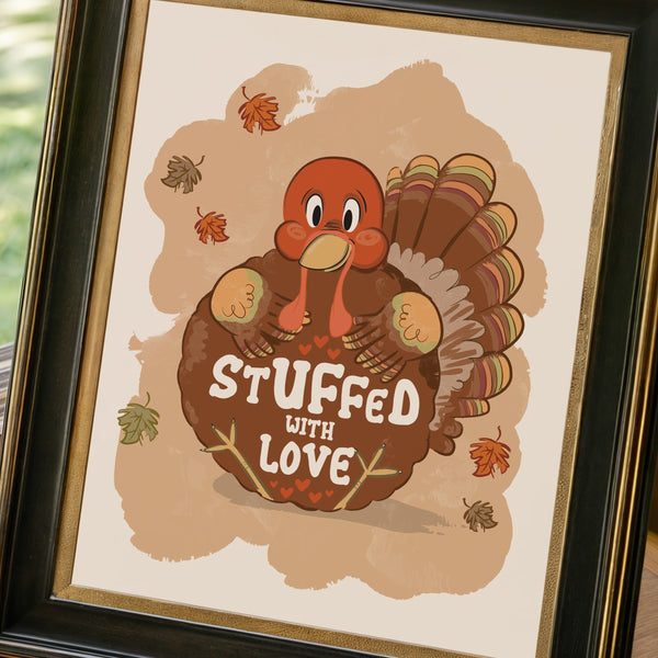 Stuffed with Love 8x10 Art Print
