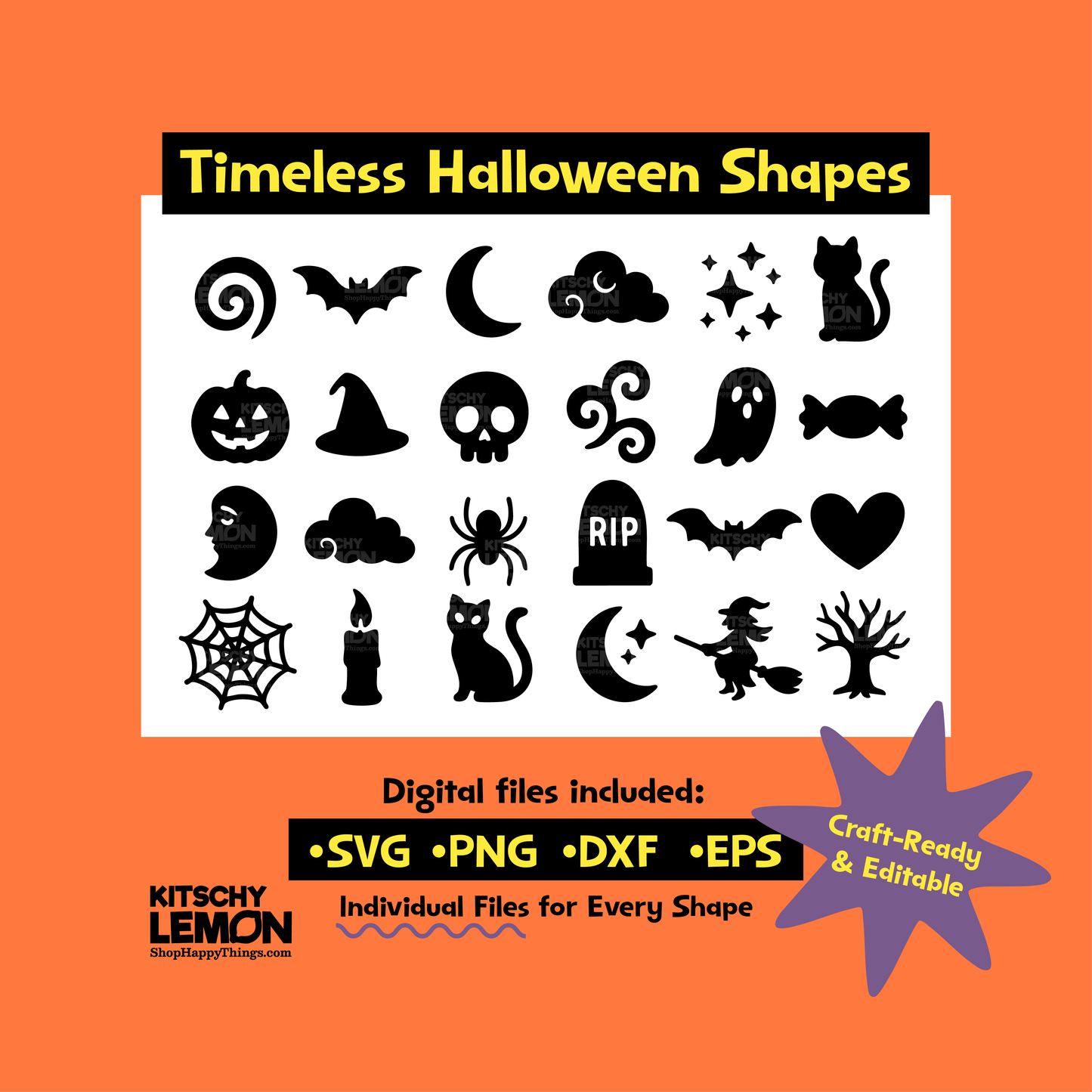 Timeless Halloween Shape Bundle