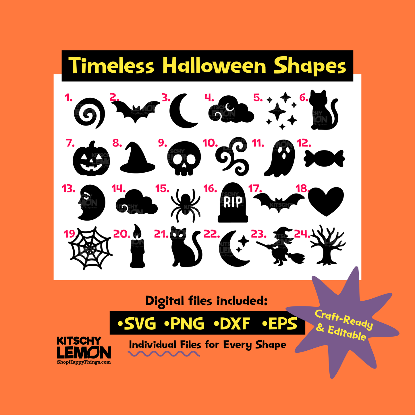 Timeless Halloween Shape Bundle