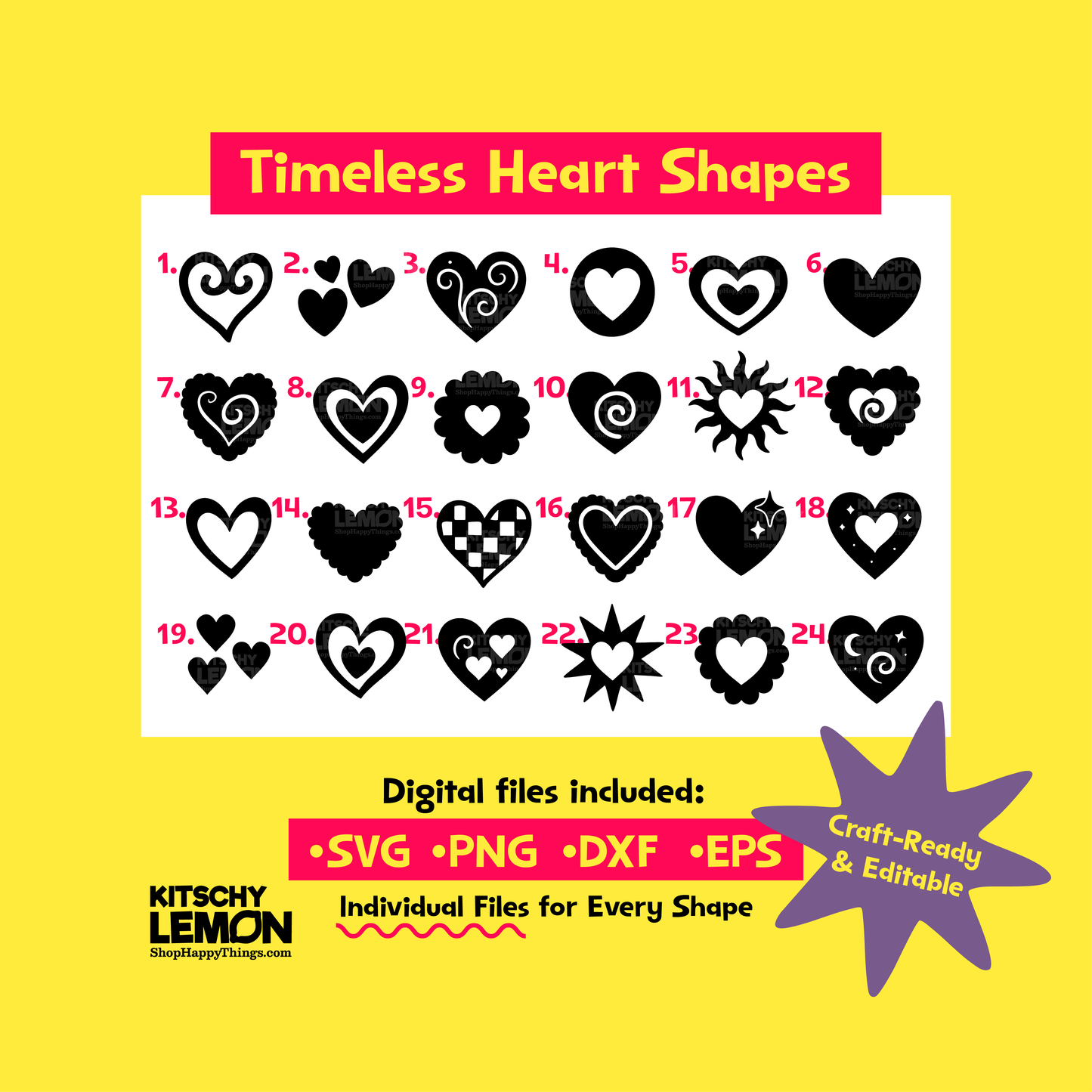 Timeless Heart Shape Bundle
