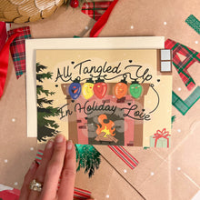 Load image into Gallery viewer, Tangled Up In Love Holiday Greeting Card
