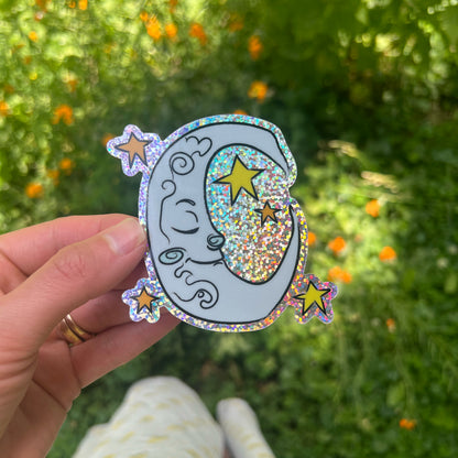 /products/dreamy-glitter-moon-sticker