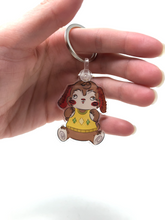 Load image into Gallery viewer, Vintage Squeak Toy Doodle Acrylic Keychain (Bear)

