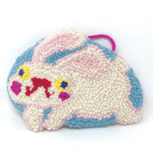 Load image into Gallery viewer, 100% Wool &quot;Happy Bunny&quot; Wall Hanging
