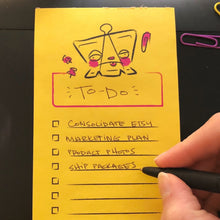 Load image into Gallery viewer, Dorky Office Supplies All Purpose Checklist Notepad
