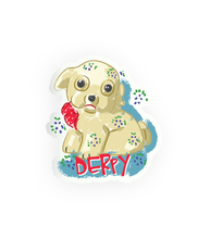 Load image into Gallery viewer, Derpy Dog Vinyl Matte Sticker
