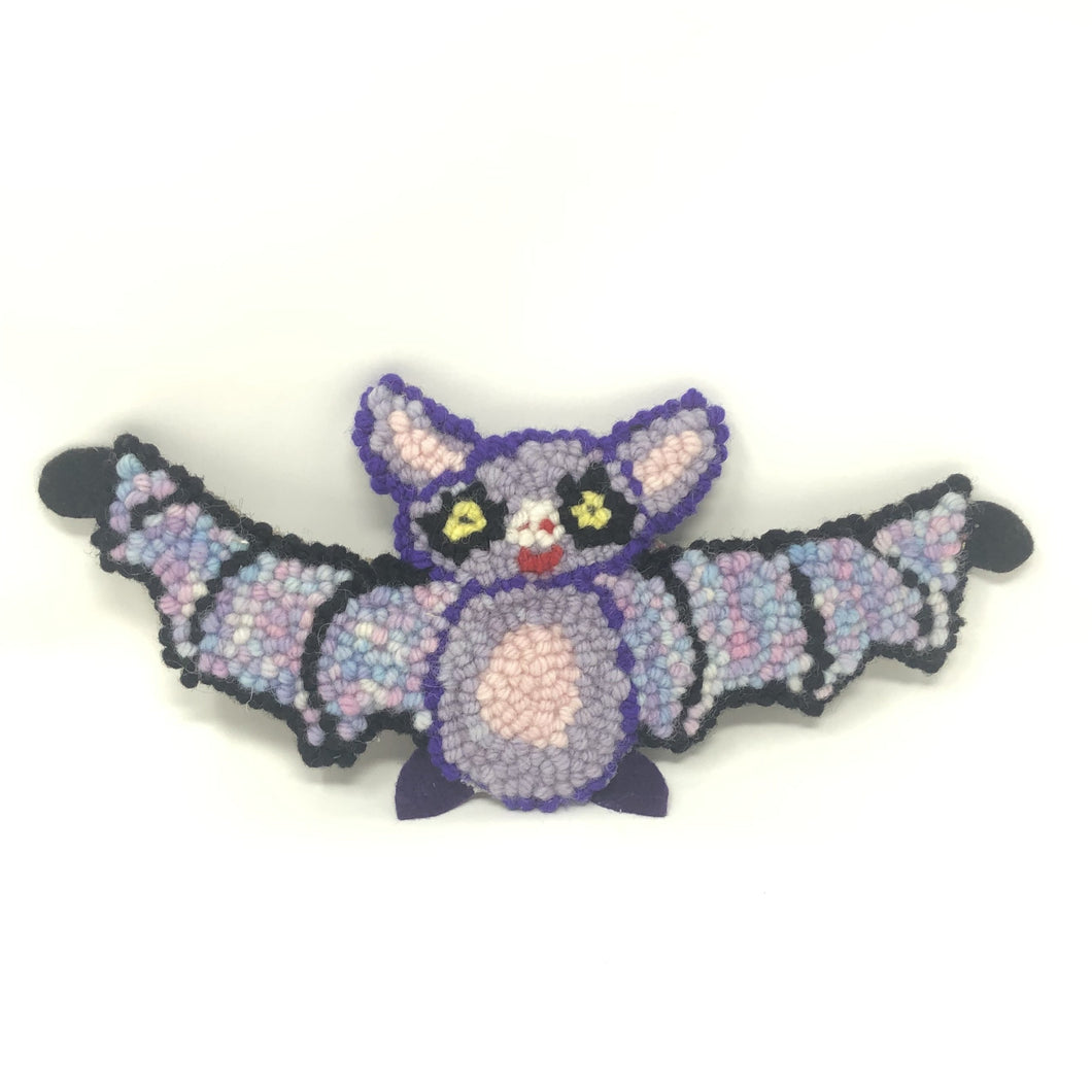 100% Wool Happy Bat Wall Hanging