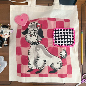 ✨Featured: Poodle Doodle Reusable Tote Bag