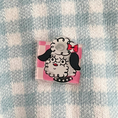 Poodle Doodle Pin