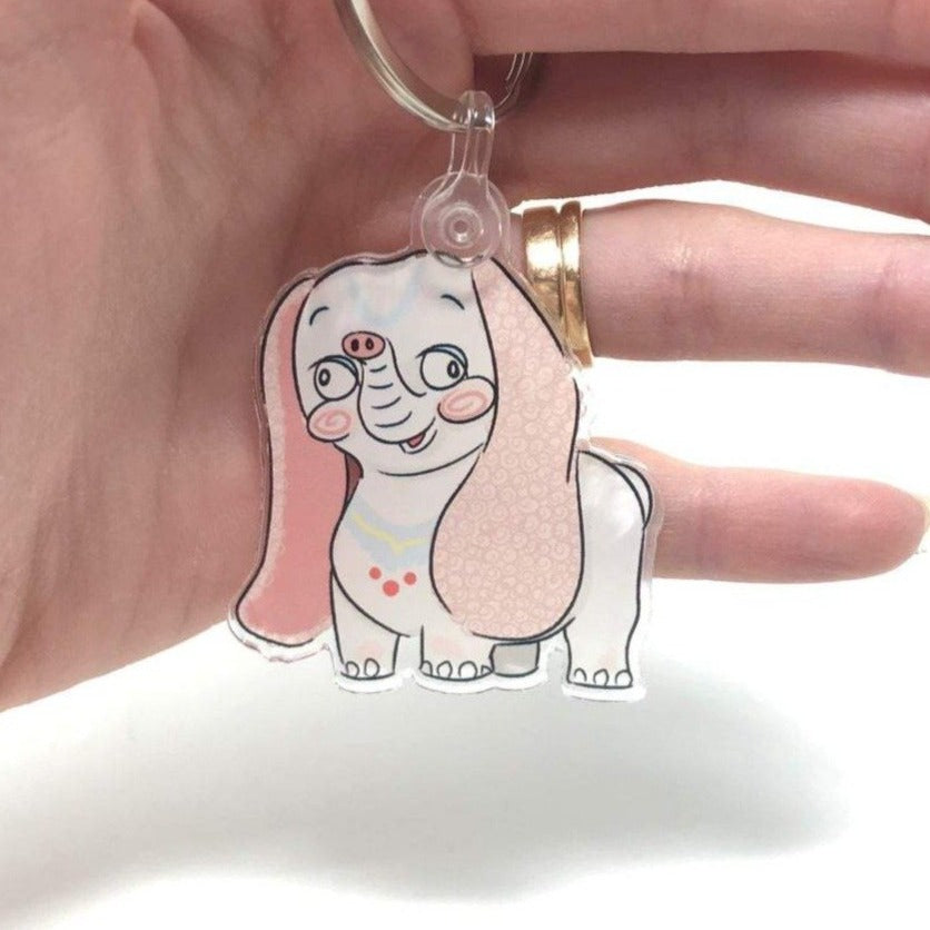 Coach 2024 elephant keychain
